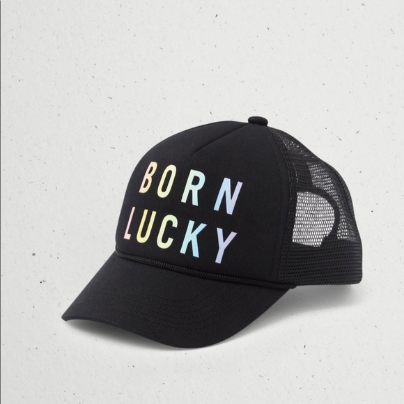 Lucky Brand Other - Lucky Brand Born Lucky Trucker Hat NWOT
